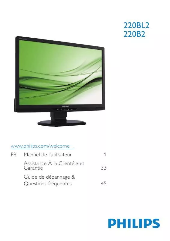 Mode d'emploi PHILIPS 220BL2CB