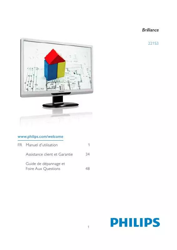 Mode d'emploi PHILIPS 221S3LCS