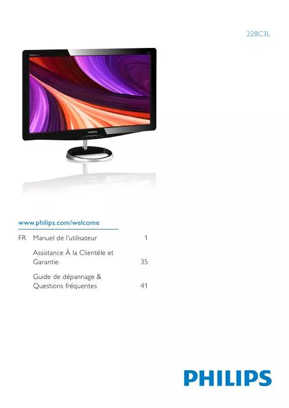 Mode d'emploi PHILIPS 228C3LHSB