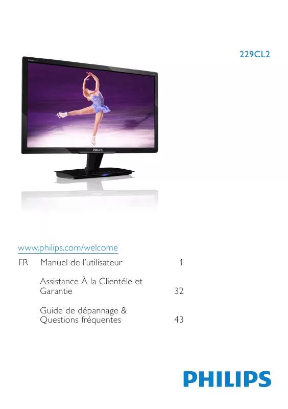 Mode d'emploi PHILIPS 229CL2SB