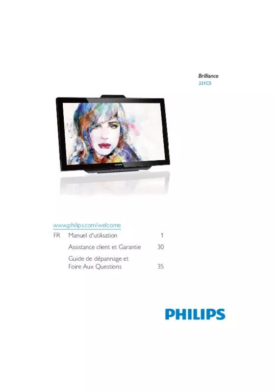 Mode d'emploi PHILIPS 231C5TJKFU/00