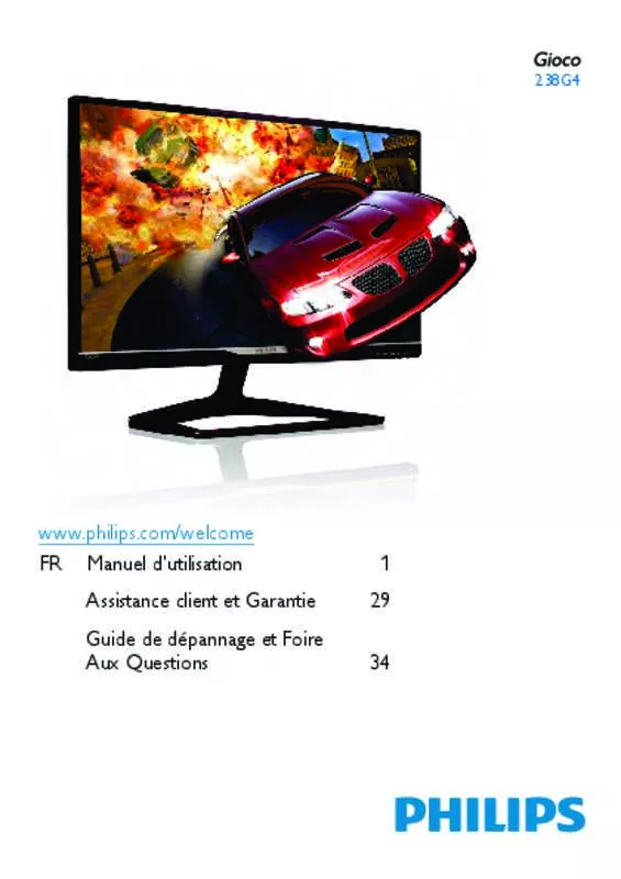 Mode d'emploi PHILIPS 238G4DHSD/00