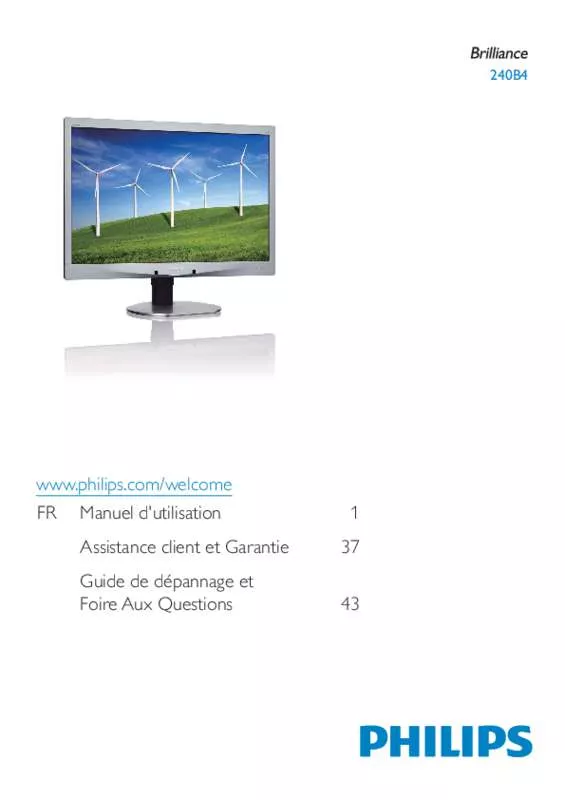 Mode d'emploi PHILIPS 240B4LPYNB