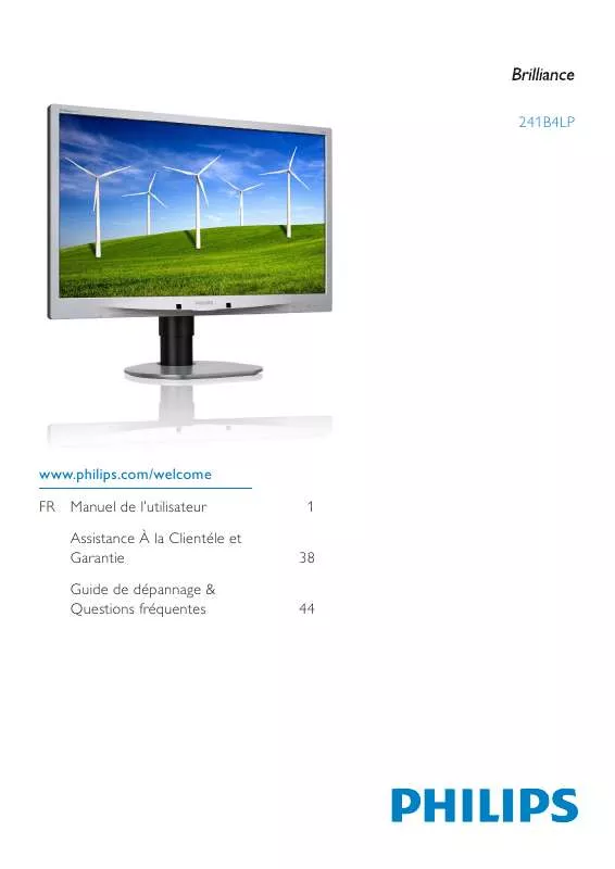 Mode d'emploi PHILIPS 241B4LPCS