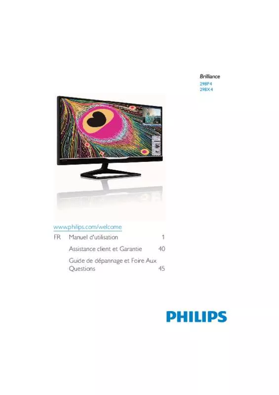 Mode d'emploi PHILIPS 241P4LRYES ERGOSENSOR