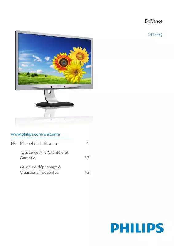 Mode d'emploi PHILIPS 241P4QPYEB