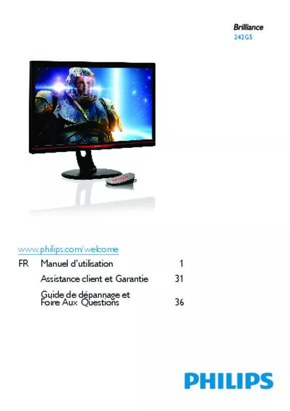 Mode d'emploi PHILIPS 242G5DJEB/00