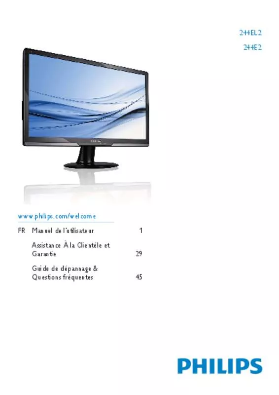 Mode d'emploi PHILIPS 244EL2SB/00