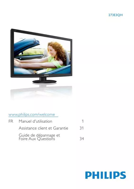 Mode d'emploi PHILIPS 273E3QHSS