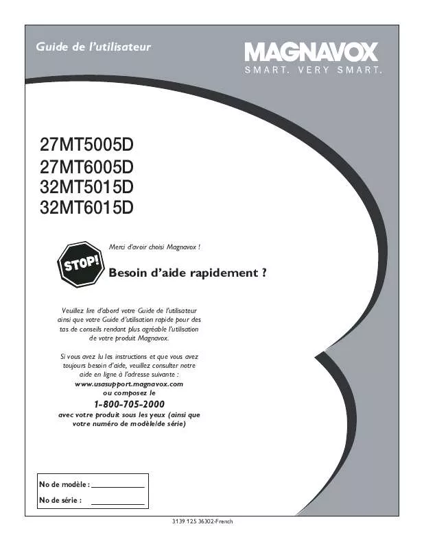 Mode d'emploi PHILIPS 27MT5005D