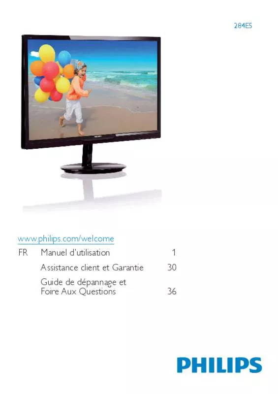 Mode d'emploi PHILIPS 284E5QHAD/00