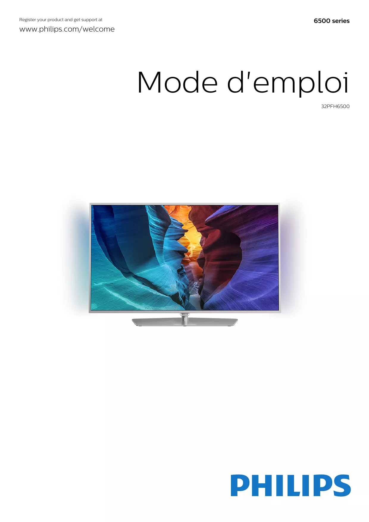 Mode d'emploi PHILIPS 32PFH6500