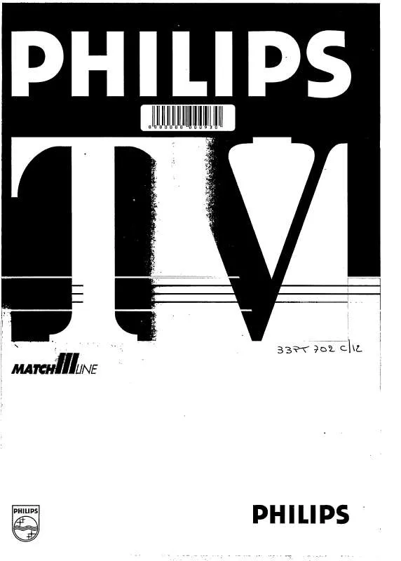 Mode d'emploi PHILIPS 33PT702C