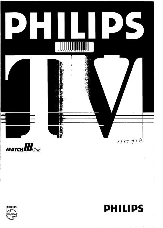 Mode d'emploi PHILIPS 33PT712B