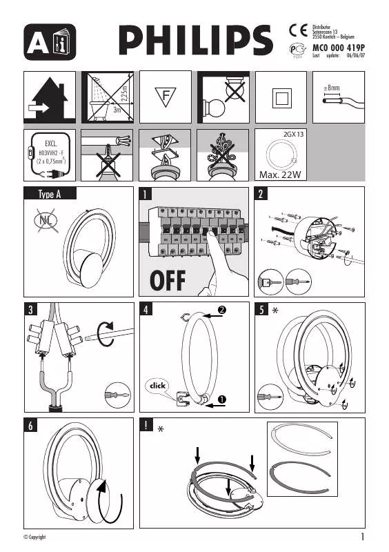 Mode d'emploi PHILIPS 34612-48-16