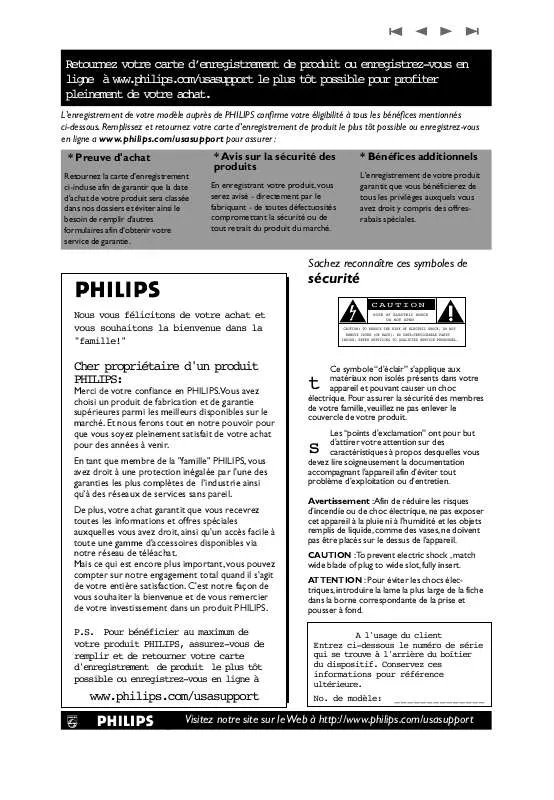 Mode d'emploi PHILIPS 37PF9631D-37B