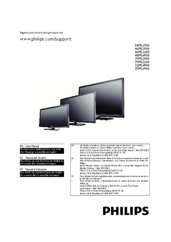 Mode d'emploi PHILIPS 39PFL2608