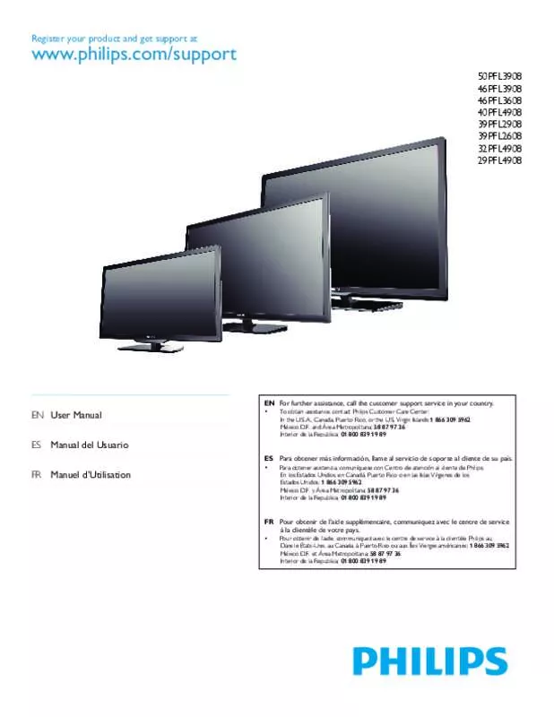 Mode d'emploi PHILIPS 39PFL2908