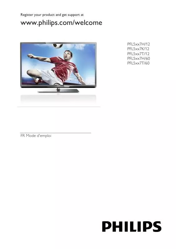 Mode d'emploi PHILIPS 40PFL5007T