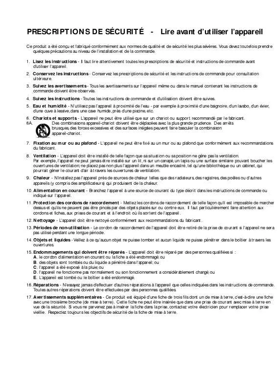 Mode d'emploi PHILIPS 42FD9932-17G