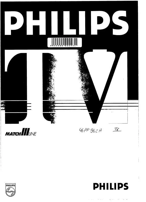 Mode d'emploi PHILIPS 46PP962A