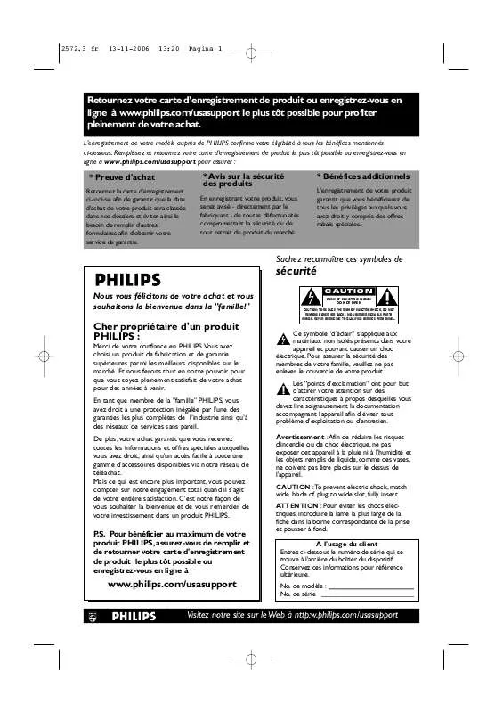 Mode d'emploi PHILIPS 47PF9441D