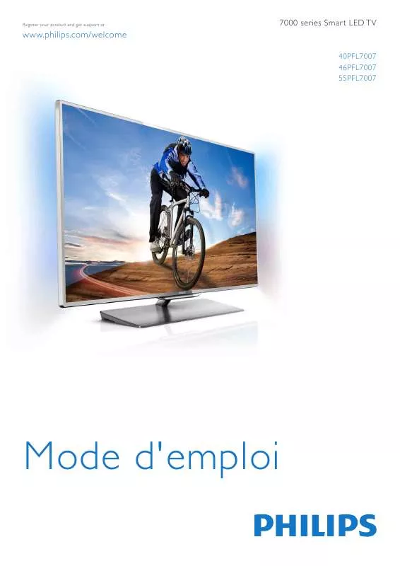 Mode d'emploi PHILIPS 55PFL7007T