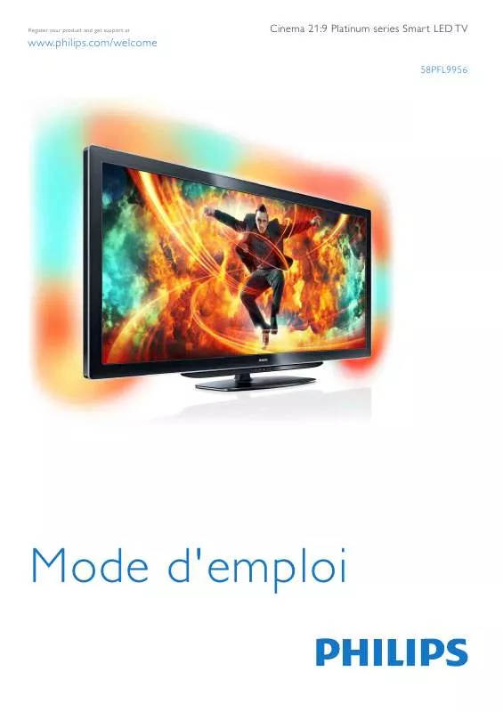 Mode d'emploi PHILIPS 58PFL9956H