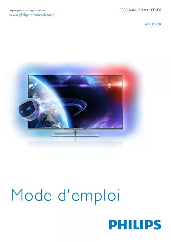 Mode d'emploi PHILIPS 60PFL8708S/12