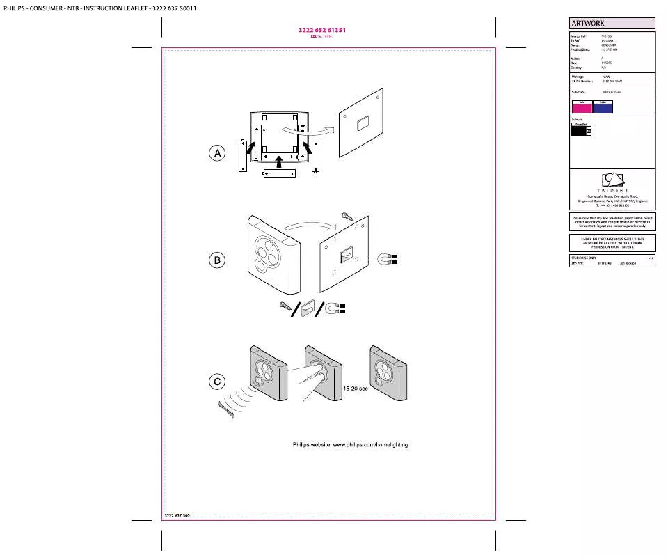 Mode d'emploi PHILIPS 69101-04-PH