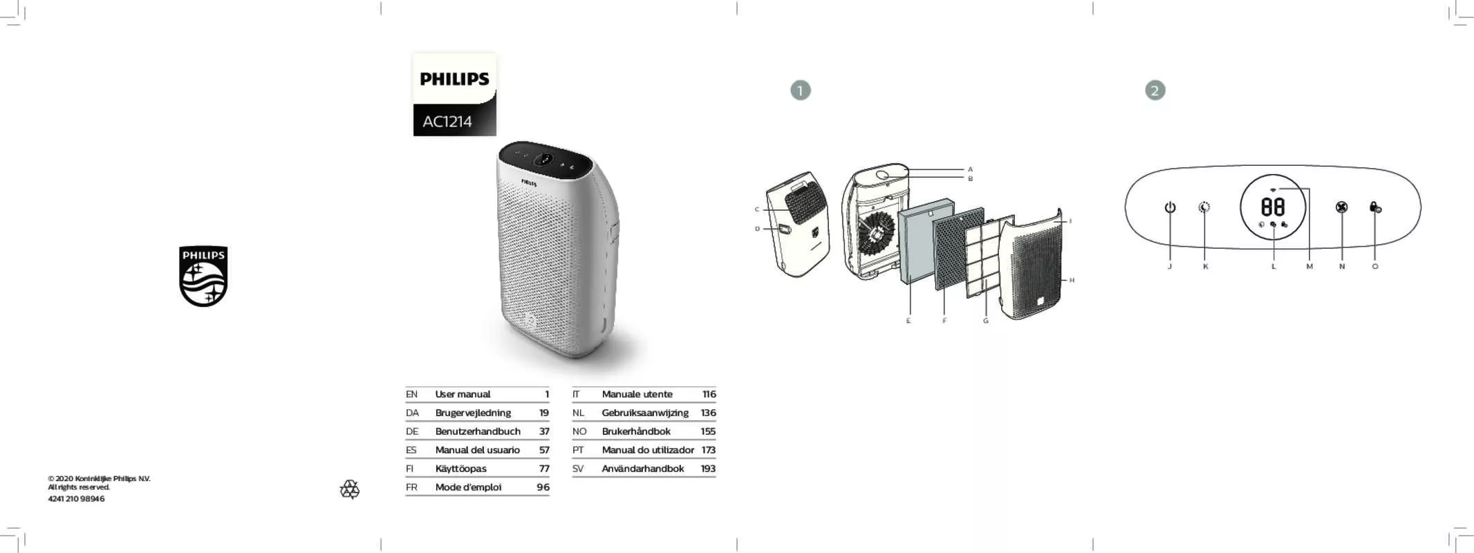 Mode d'emploi PHILIPS AC1214/10