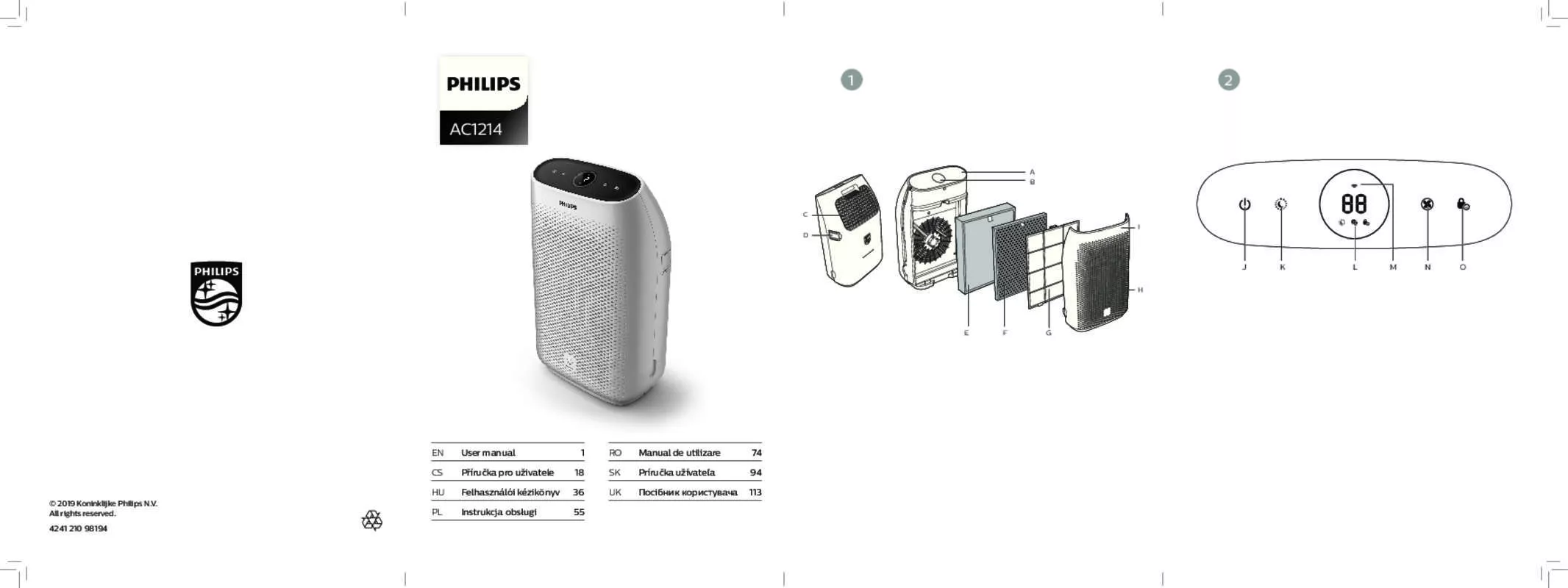 Mode d'emploi PHILIPS AC1214