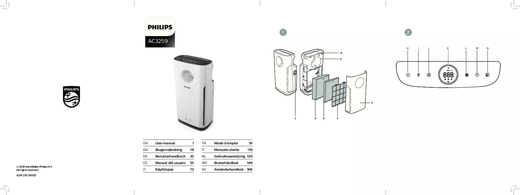 Mode d'emploi PHILIPS AC3259