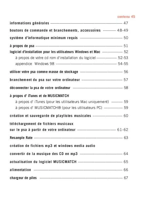 Mode d'emploi PHILIPS ACT211-00C