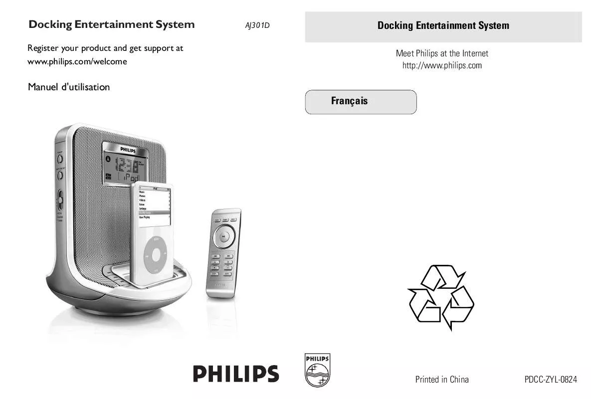 Mode d'emploi PHILIPS AJ301D