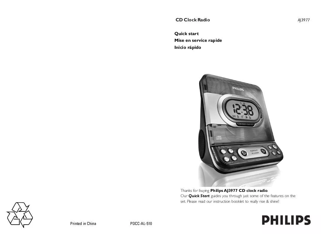 Mode d'emploi PHILIPS AJ3977