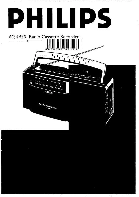 Mode d'emploi PHILIPS AQ4420-00M