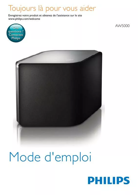 Mode d'emploi PHILIPS AW 5000