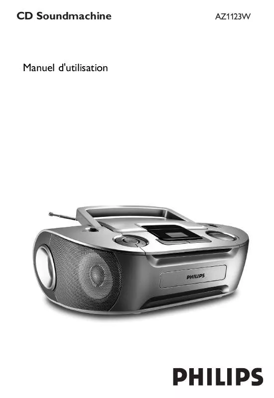 Mode d'emploi PHILIPS AZ1123W