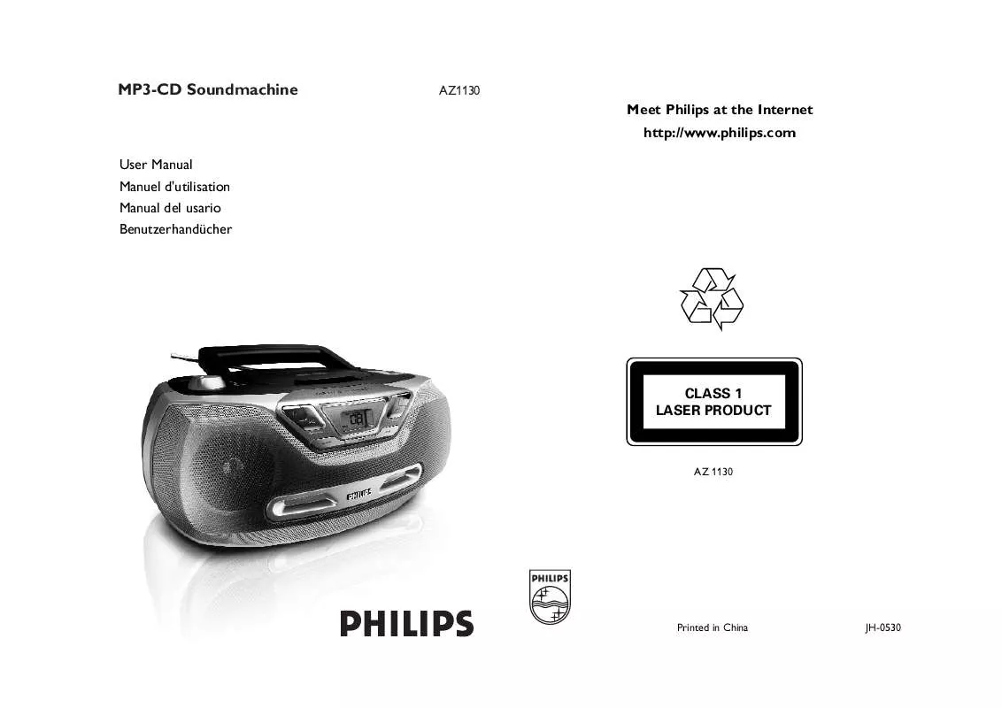 Mode d'emploi PHILIPS AZ1130