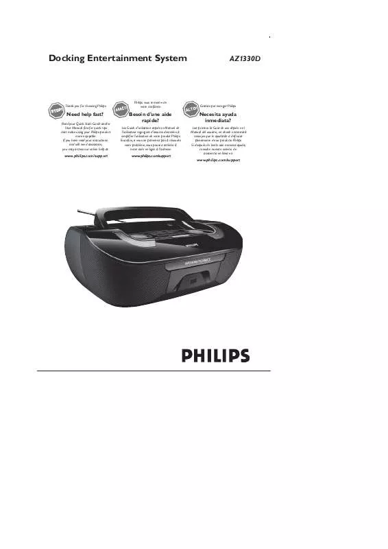 Mode d'emploi PHILIPS AZ1330D-37B