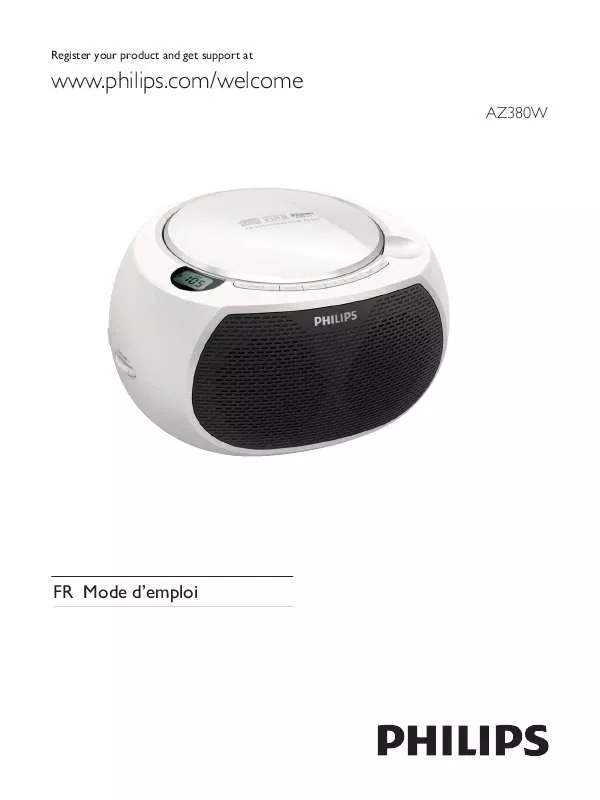 Mode d'emploi PHILIPS AZ380W