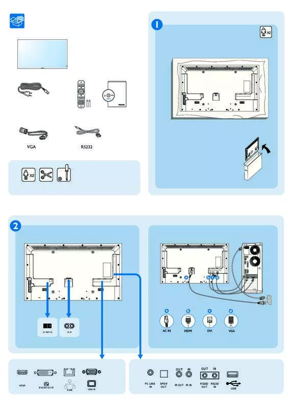 Mode d'emploi PHILIPS BDL4220QL/00