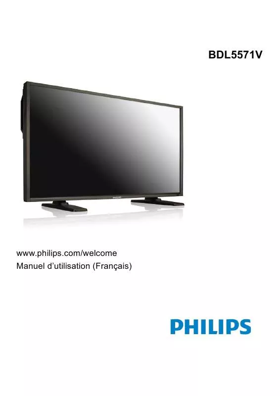 Mode d'emploi PHILIPS BDL5571V