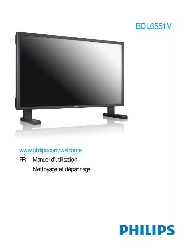 Mode d'emploi PHILIPS BDL6551V