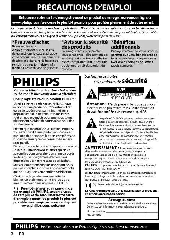 Mode d'emploi PHILIPS BDP5320