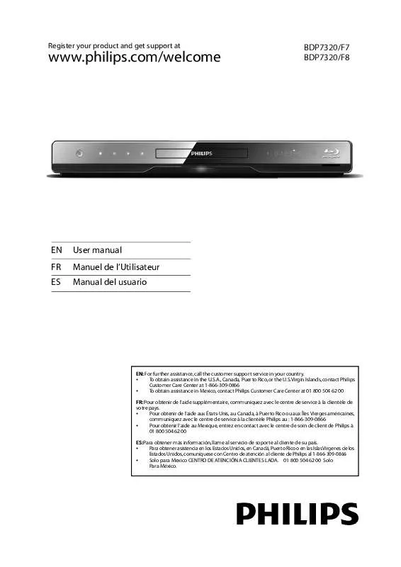 Mode d'emploi PHILIPS BDP7320