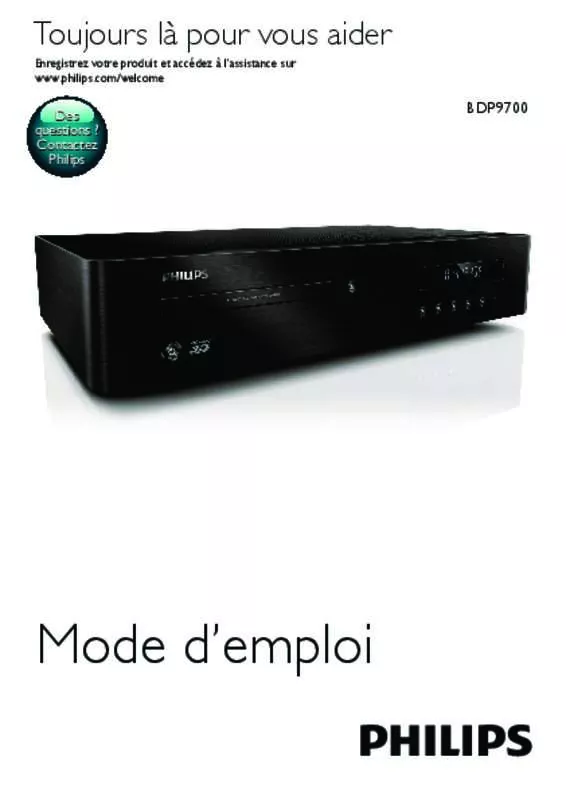 Mode d'emploi PHILIPS BDP9700/12