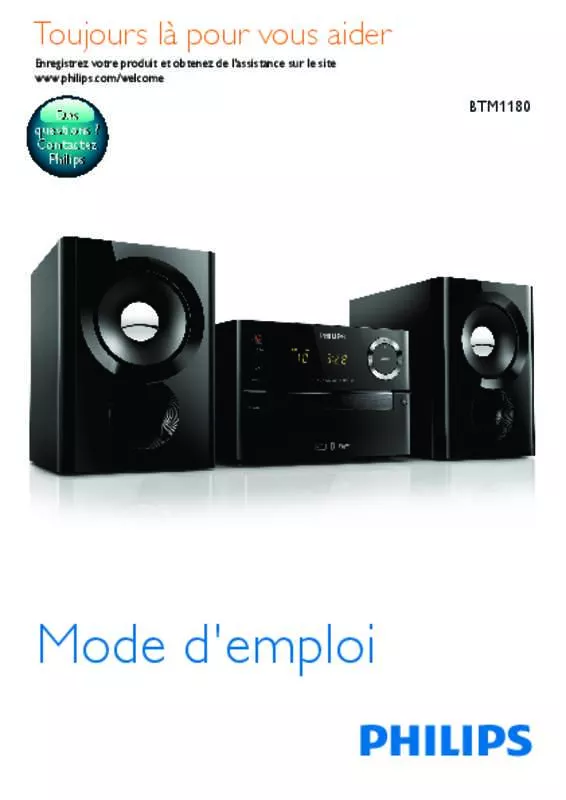 Mode d'emploi PHILIPS BTM1180/12