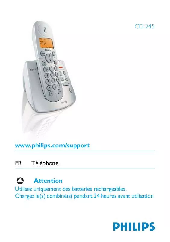 Mode d'emploi PHILIPS CD2451S